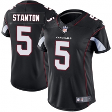 Women's Nike Arizona Cardinals #5 Drew Stanton Black Alternate Vapor Untouchable Limited Player NFL Jersey