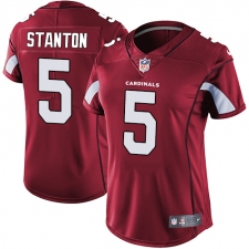 Women's Nike Arizona Cardinals #5 Drew Stanton Elite Red Team Color NFL Jersey