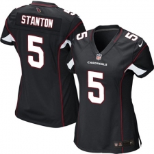 Women's Nike Arizona Cardinals #5 Drew Stanton Game Black Alternate NFL Jersey