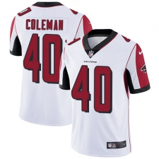 Youth Nike Atlanta Falcons #40 Derrick Coleman Elite White NFL Jersey
