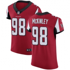Men's Nike Atlanta Falcons #98 Takkarist McKinley Red Team Color Vapor Untouchable Elite Player NFL Jersey