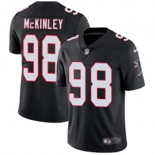 Youth Nike Atlanta Falcons #98 Takkarist McKinley Elite Black Alternate NFL Jersey