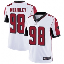Youth Nike Atlanta Falcons #98 Takkarist McKinley White Vapor Untouchable Limited Player NFL Jersey