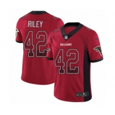 Youth Nike Atlanta Falcons #42 Duke Riley Limited Red Rush Drift Fashion NFL Jersey