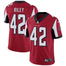Youth Nike Atlanta Falcons #42 Duke Riley Red Team Color Vapor Untouchable Limited Player NFL Jersey