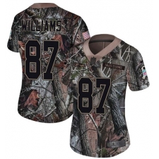 Women's Nike Baltimore Ravens #87 Maxx Williams Limited Camo Salute to Service NFL Jersey