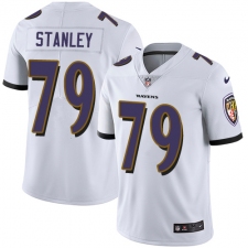 Youth Nike Baltimore Ravens #79 Ronnie Stanley Elite White NFL Jersey