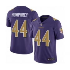 Youth Baltimore Ravens #44 Marlon Humphrey Limited Purple Rush Vapor Untouchable Football Jersey