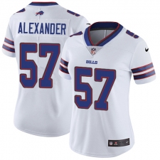 Women's Nike Buffalo Bills #57 Lorenzo Alexander Elite White NFL Jersey