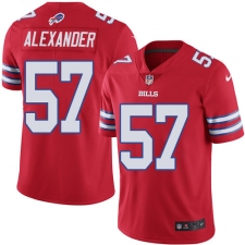 Youth Nike Buffalo Bills #57 Lorenzo Alexander Limited Red Rush Vapor Untouchable NFL Jersey