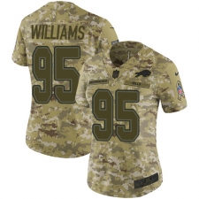 Women's Nike Buffalo Bills #95 Kyle Williams Limited Camo 2018 Salute to Service NFL Jersey