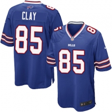Men's Nike Buffalo Bills #85 Charles Clay Game Royal Blue Team Color NFL Jersey