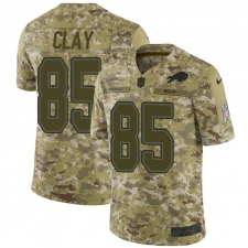 Men's Nike Buffalo Bills #85 Charles Clay Limited Camo 2018 Salute to Service NFL Jersey