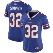 Women's Nike Buffalo Bills #32 O. J. Simpson Elite Royal Blue Team Color NFL Jersey