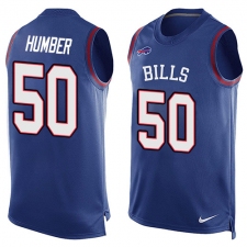 Men's Nike Buffalo Bills #50 Ramon Humber Limited Royal Blue Player Name & Number Tank Top NFL Jersey