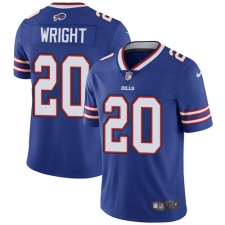 Men's Nike Buffalo Bills #20 Shareece Wright Royal Blue Team Color Vapor Untouchable Limited Player NFL Jersey