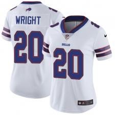 Women's Nike Buffalo Bills #20 Shareece Wright Elite White NFL Jersey