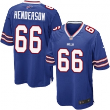 Men's Nike Buffalo Bills #66 Seantrel Henderson Game Royal Blue Team Color NFL Jersey