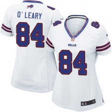 Women's Nike Buffalo Bills #84 Nick O'Leary Game White NFL Jersey