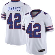 Men's Nike Buffalo Bills #42 Patrick DiMarco White Vapor Untouchable Limited Player NFL Jersey