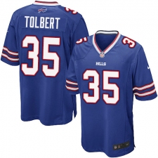 Men's Nike Buffalo Bills #35 Mike Tolbert Game Royal Blue Team Color NFL Jersey