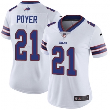 Women's Nike Buffalo Bills #21 Jordan Poyer White Vapor Untouchable Limited Player NFL Jersey