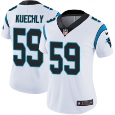 Women's Nike Carolina Panthers #59 Luke Kuechly Elite White NFL Jersey