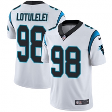 Youth Nike Carolina Panthers #98 Star Lotulelei White Vapor Untouchable Limited Player NFL Jersey