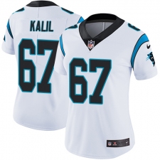 Women's Nike Carolina Panthers #67 Ryan Kalil Elite White NFL Jersey