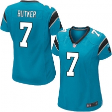 Women's Nike Carolina Panthers #7 Harrison Butker Game Blue Alternate NFL Jersey