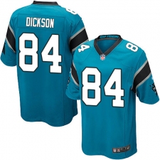 Men's Nike Carolina Panthers #84 Ed Dickson Game Blue Alternate NFL Jersey