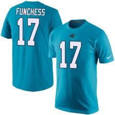NFL Men's Nike Carolina Panthers #17 Devin Funchess Blue Rush Pride Name & Number T-Shirt