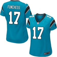 Women's Nike Carolina Panthers #17 Devin Funchess Game Blue Alternate NFL Jersey