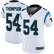 Women's Nike Carolina Panthers #54 Shaq Thompson White Vapor Untouchable Limited Player NFL Jersey