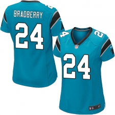 Women's Nike Carolina Panthers #24 James Bradberry Game Blue Alternate NFL Jersey