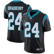 Youth Nike Carolina Panthers #24 James Bradberry Black Team Color Vapor Untouchable Limited Player NFL Jersey