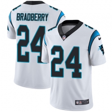 Youth Nike Carolina Panthers #24 James Bradberry White Vapor Untouchable Limited Player NFL Jersey