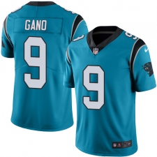 Youth Nike Carolina Panthers #9 Graham Gano Blue Alternate Vapor Untouchable Limited Player NFL Jersey