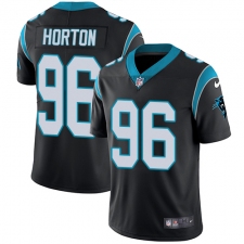 Men's Nike Carolina Panthers #96 Wes Horton Black Team Color Vapor Untouchable Limited Player NFL Jersey