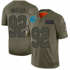 Youth Carolina Panthers #92 Vernon Butler Limited Camo 2019 Salute to Service Football Jersey