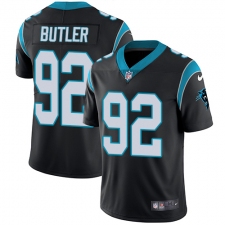 Youth Nike Carolina Panthers #92 Vernon Butler Black Team Color Vapor Untouchable Limited Player NFL Jersey
