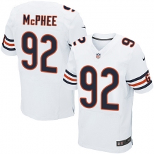 Men's Nike Chicago Bears #92 Pernell McPhee Elite White NFL Jersey