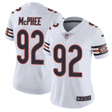 Women's Nike Chicago Bears #92 Pernell McPhee Elite White NFL Jersey