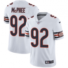 Youth Nike Chicago Bears #92 Pernell McPhee White Vapor Untouchable Limited Player NFL Jersey
