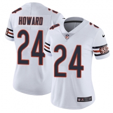 Women's Nike Chicago Bears #24 Jordan Howard White Vapor Untouchable Limited Player NFL Jersey