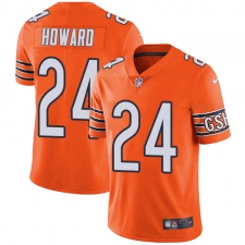 Youth Nike Chicago Bears #24 Jordan Howard Limited Orange Rush Vapor Untouchable NFL Jersey