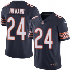 Youth Nike Chicago Bears #24 Jordan Howard Navy Blue Team Color Vapor Untouchable Limited Player NFL Jersey