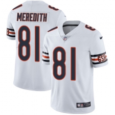 Youth Nike Chicago Bears #81 Cameron Meredith White Vapor Untouchable Limited Player NFL Jersey