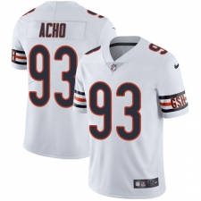 Youth Nike Chicago Bears #93 Sam Acho White Vapor Untouchable Elite Player NFL Jersey