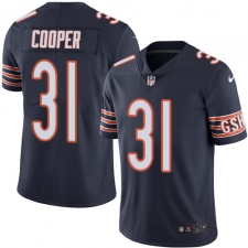Men's Nike Chicago Bears #31 Marcus Cooper Navy Blue Team Color Vapor Untouchable Limited Player NFL Jersey